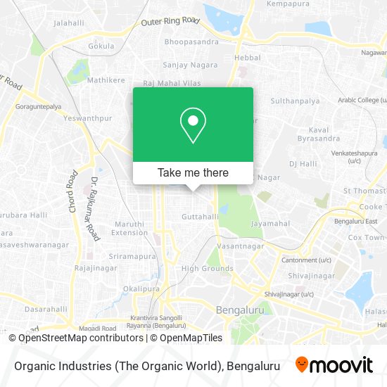 Organic Industries (The Organic World) map