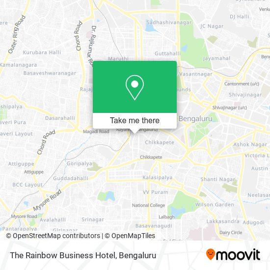 The Rainbow Business Hotel map