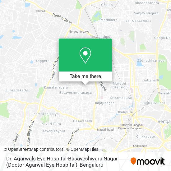 Dr. Agarwals Eye Hospital-Basaveshwara Nagar (Doctor Agarwal Eye Hospital) map