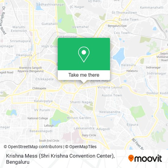 Krishna Mess (Shri Krishna Convention Center) map