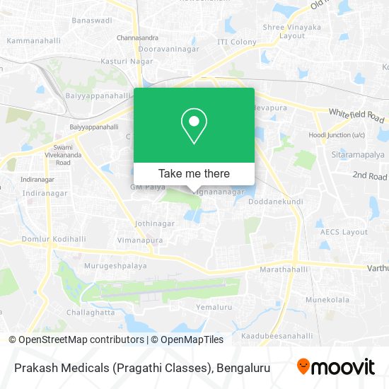 Prakash Medicals (Pragathi Classes) map