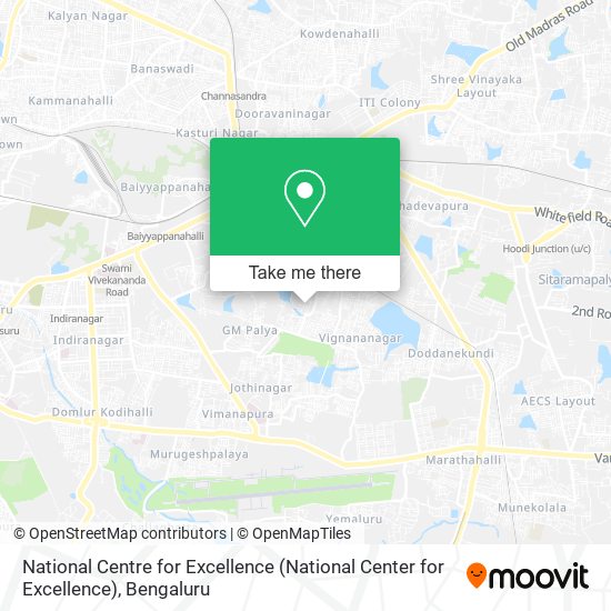 National Centre for Excellence map