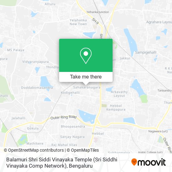 Balamuri Shri Siddi Vinayaka Temple (Sri Siddhi Vinayaka Comp Network) map