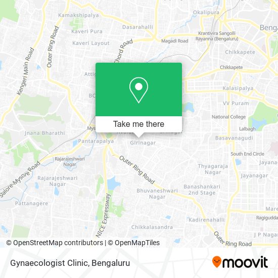 Gynaecologist Clinic map