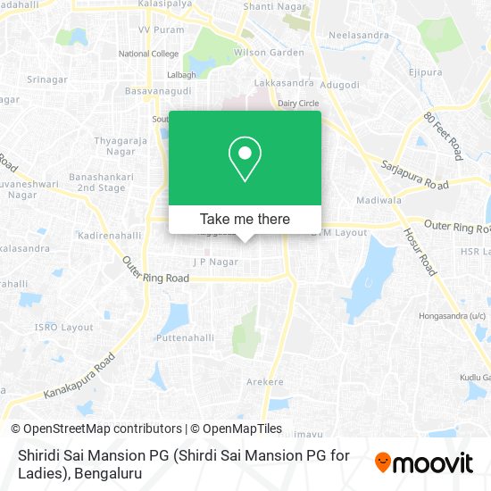 Shiridi Sai Mansion PG (Shirdi Sai Mansion PG for Ladies) map