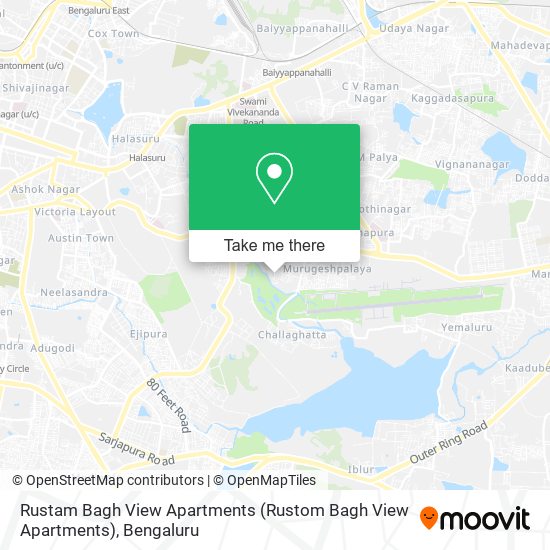 Rustam Bagh View Apartments map