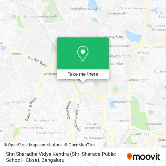 Shri Sharadha Vidya Kendra (Shri Sharada Public School - Cbse) map