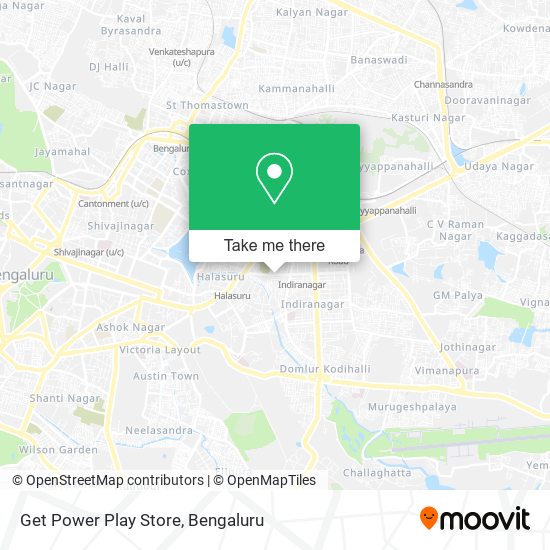 Get Power Play Store map