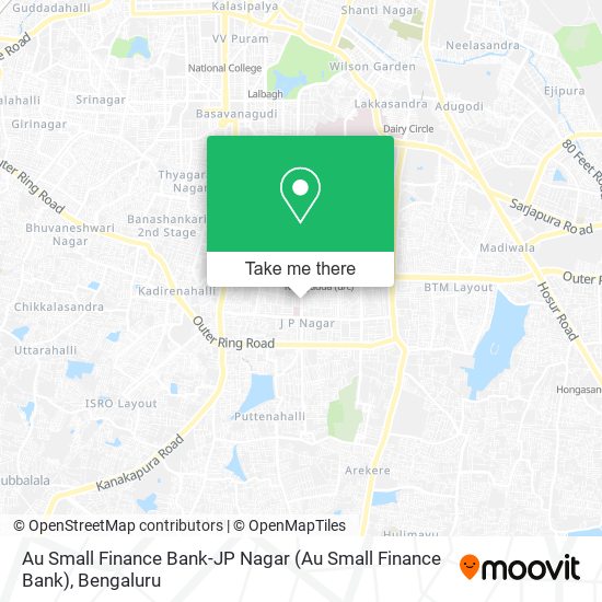 Au Small Finance Bank-JP Nagar map