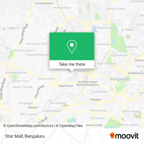 Star Mall map