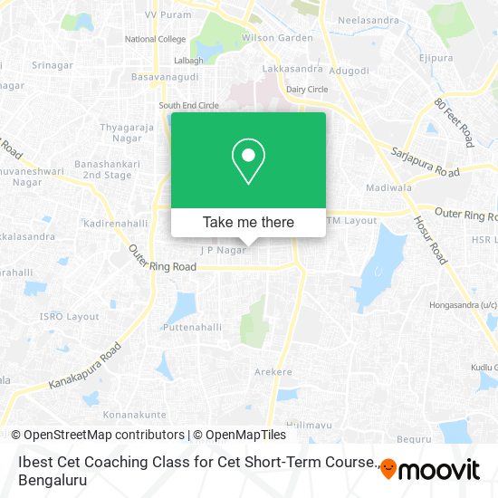 Ibest Cet Coaching Class for Cet Short-Term Course. map