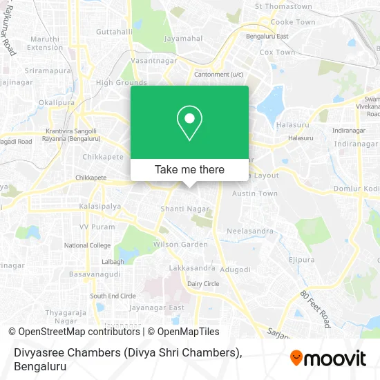 Divyasree Chambers (Divya Shri Chambers) map