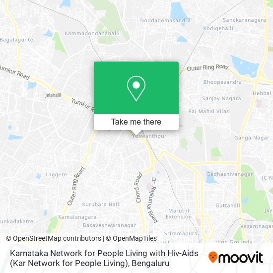 Karnataka Network for People Living with Hiv-Aids (Kar Network for People Living) map