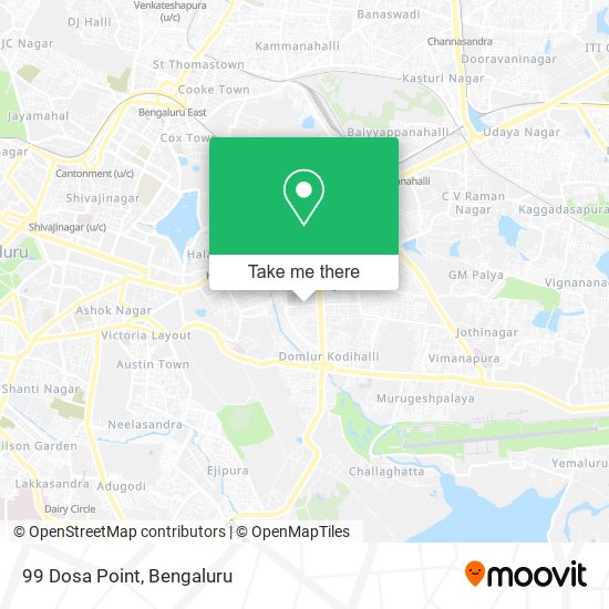 99 Dosa Point map