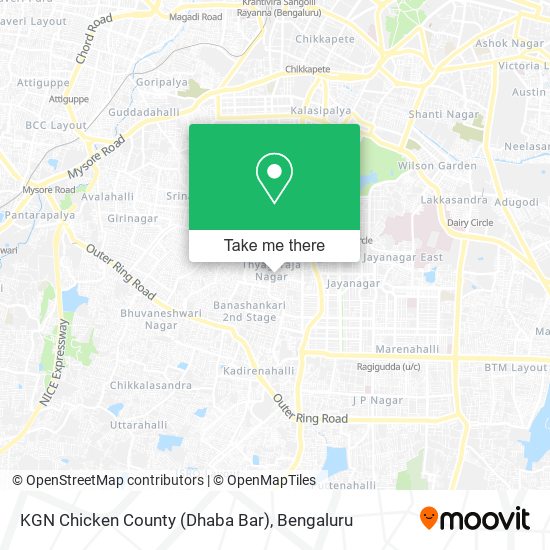 KGN Chicken County (Dhaba Bar) map