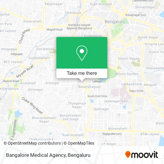 Bangalore Medical Agency map