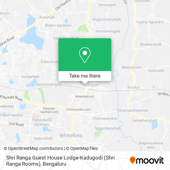 Shri Ranga Guest House Lodge-Kadugodi (Shri Ranga Rooms) map