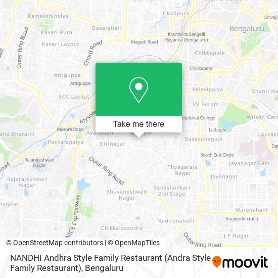 NANDHI Andhra Style Family Restaurant (Andra Style Family Restaurant) map