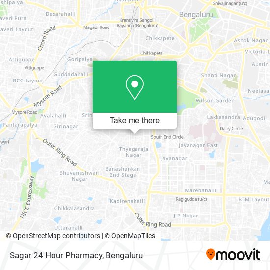 Sagar 24 Hour Pharmacy map