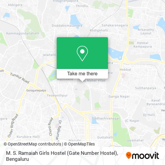 M. S. Ramaiah Girls Hostel (Gate Number Hostel) map