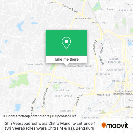 Shri Veerabadreshwara Chitra Mandira-Entrance 1 (Sri Veerabadreshwara Chitra M & Ira) map