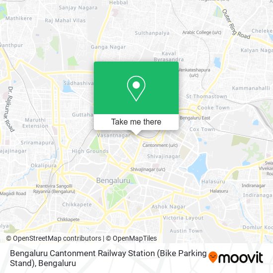 Bengaluru Cantonment Railway Station (Bike Parking Stand) map