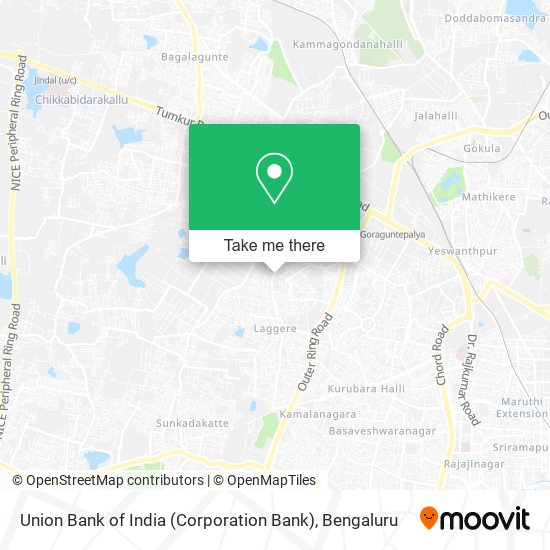 Union Bank of India (Corporation Bank) map