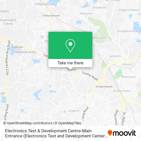 Electronics Test & Development Centre-Main Entrance (Electronics Test and Development Center) map