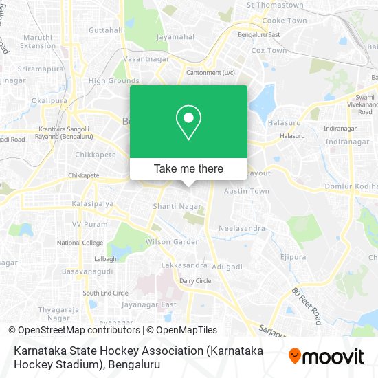 Karnataka State Hockey Association (Karnataka Hockey Stadium) map