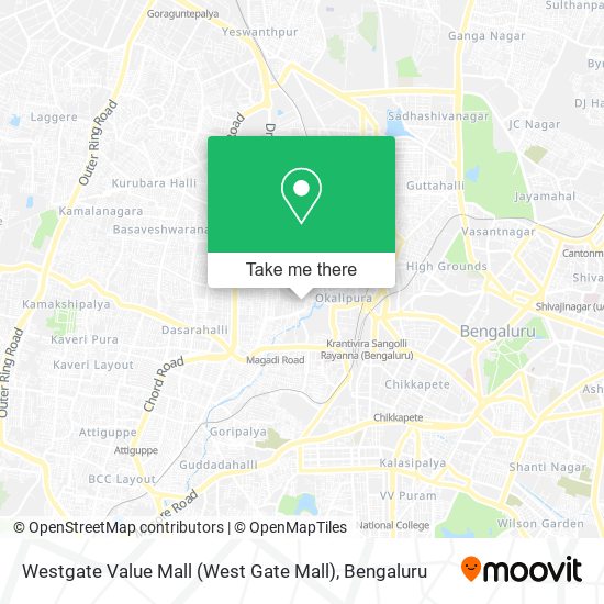 Westgate Value Mall (West Gate Mall) map