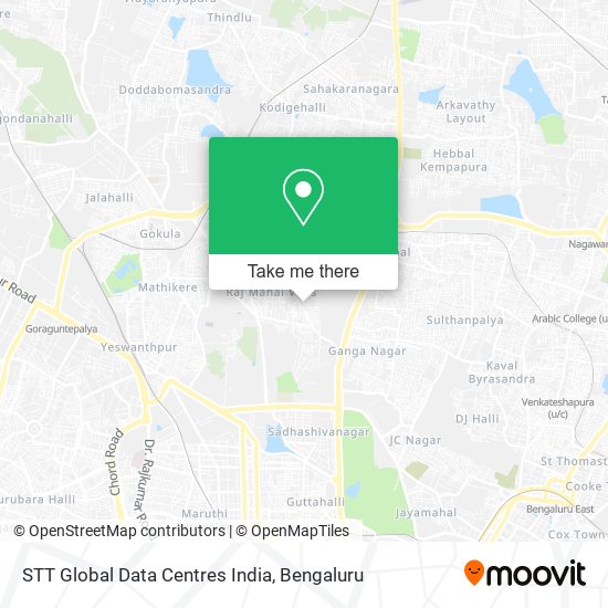 STT Global Data Centres India map