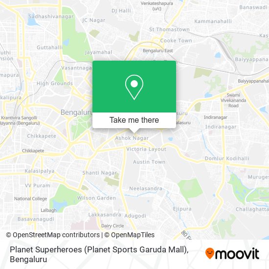 Planet Superheroes (Planet Sports Garuda Mall) map