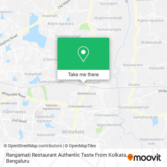 Rangamati Restaurant Authentic Taste From Kolkata map