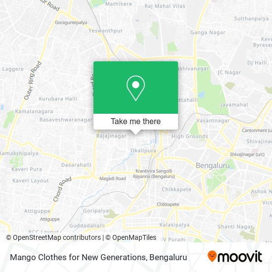 Mango Clothes for New Generations map