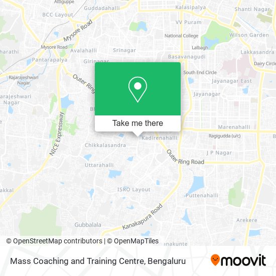 Mass Coaching and Training Centre map