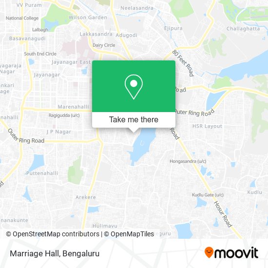 Marriage Hall map