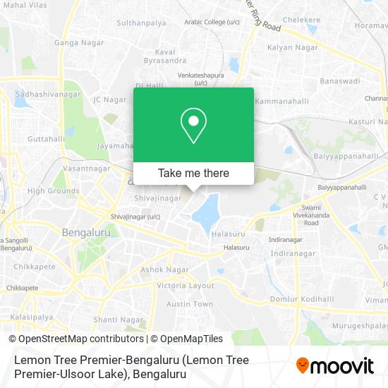Lemon Tree Premier-Bengaluru (Lemon Tree Premier-Ulsoor Lake) map
