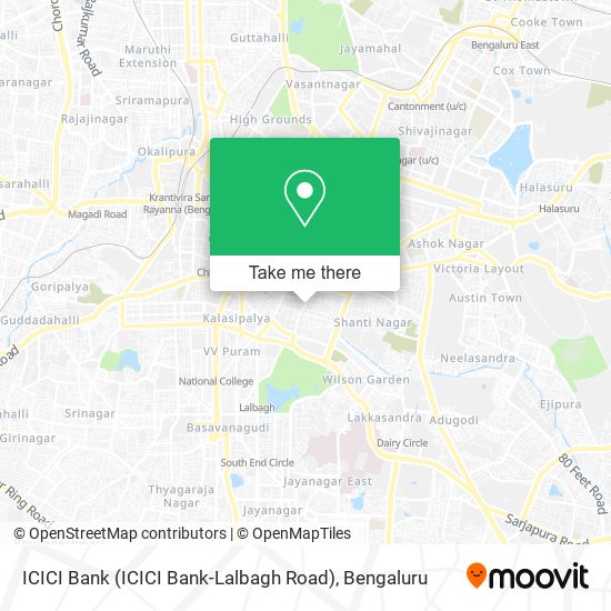 ICICI Bank (ICICI Bank-Lalbagh Road) map