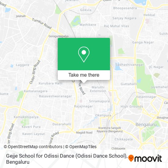 Gejje School for Odissi Dance (Odissi Dance School) map