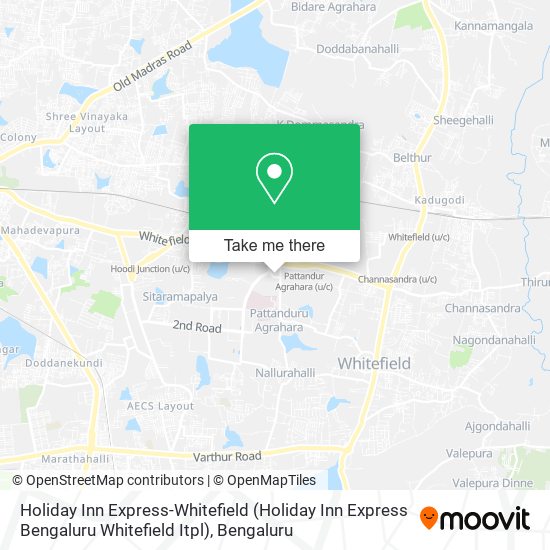 Holiday Inn Express-Whitefield (Holiday Inn Express Bengaluru Whitefield Itpl) map