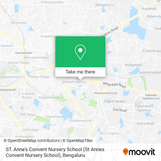 ST. Anne's Convent Nursery School (St Annes Convent Nursery School) map