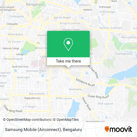 Samsung Mobile (Airconnect) map