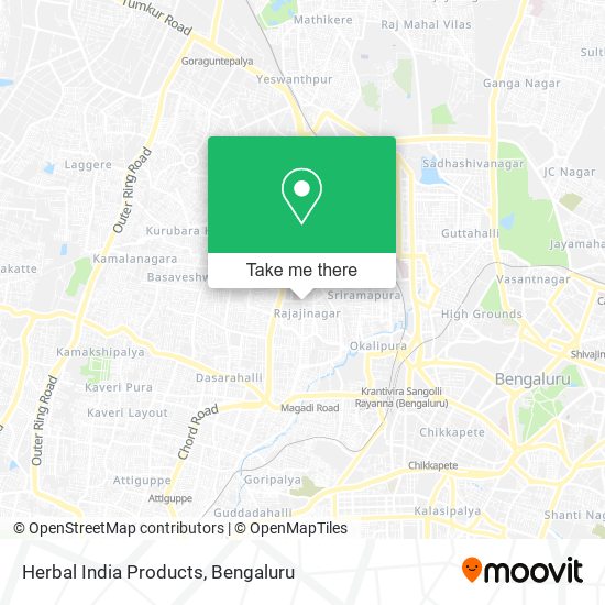 Herbal India Products map