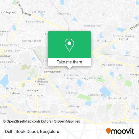 Delhi Book Depot map