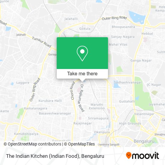 The Indian Kitchen (Indian Food) map