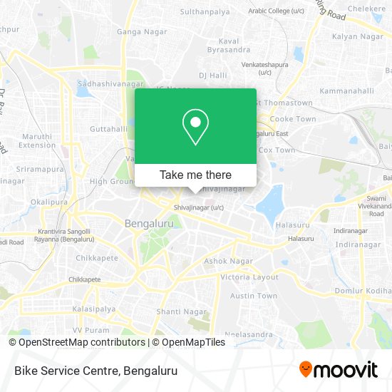 Bike Service Centre map