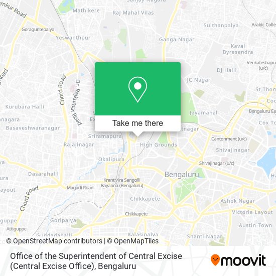 Office of the Superintendent of Central Excise (Central Excise Office) map