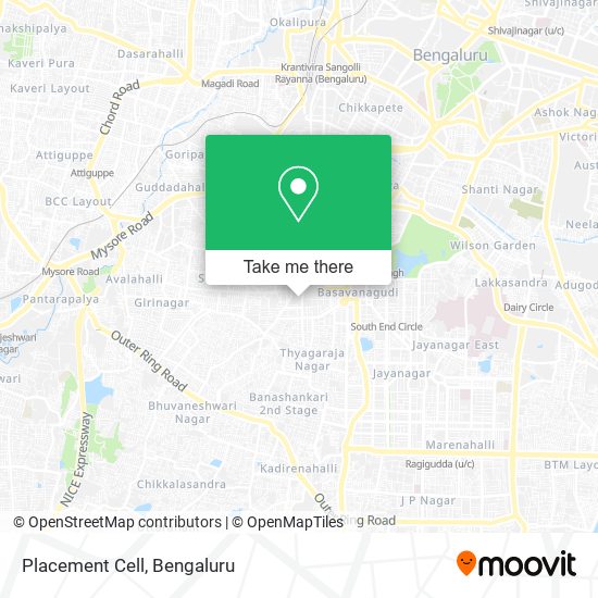Placement Cell map