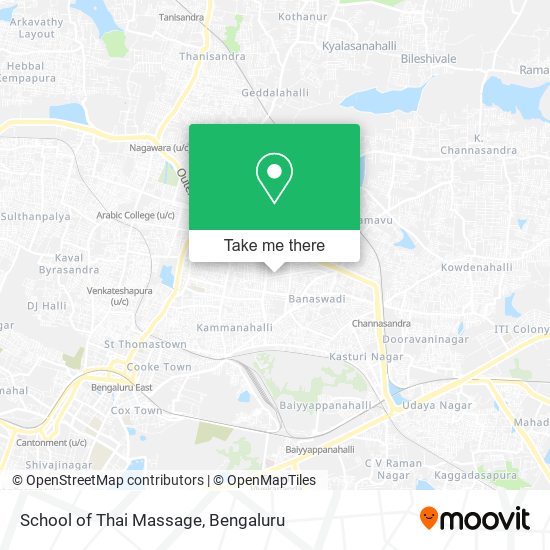 School of Thai Massage map