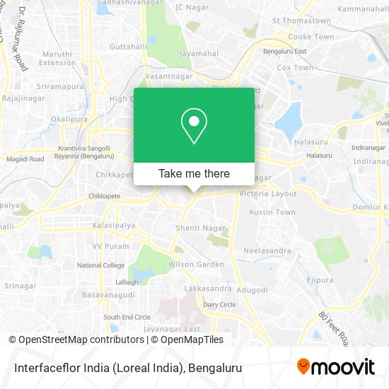 Interfaceflor India (Loreal India) map